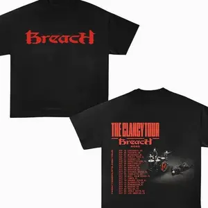 VINTAGE TEE 21 Pilots Breach Tour 2025 Graphic Top Men's Wowen's for Retro Streetwear Merch for fan,Gift for Him or Her, Vintage Y2K Aesthetic Tee M