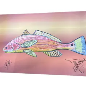 8”x12” Metal Canvas Copy (Redfish)