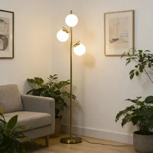 Tree Standing Lamp,3-Light Floor Lamp On-Site