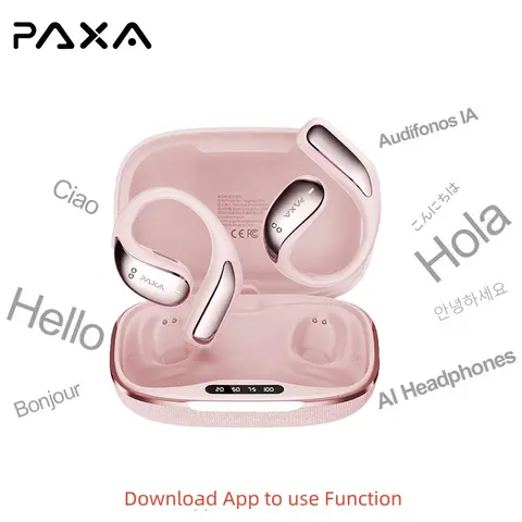【Free shipping】Vogbuds 5 Pro OWS Smart Voice Assistant Headset,Dynamic Stereo Sound Earbuds with ENC Call Noise Canceling Mic, Digital Battery Display
