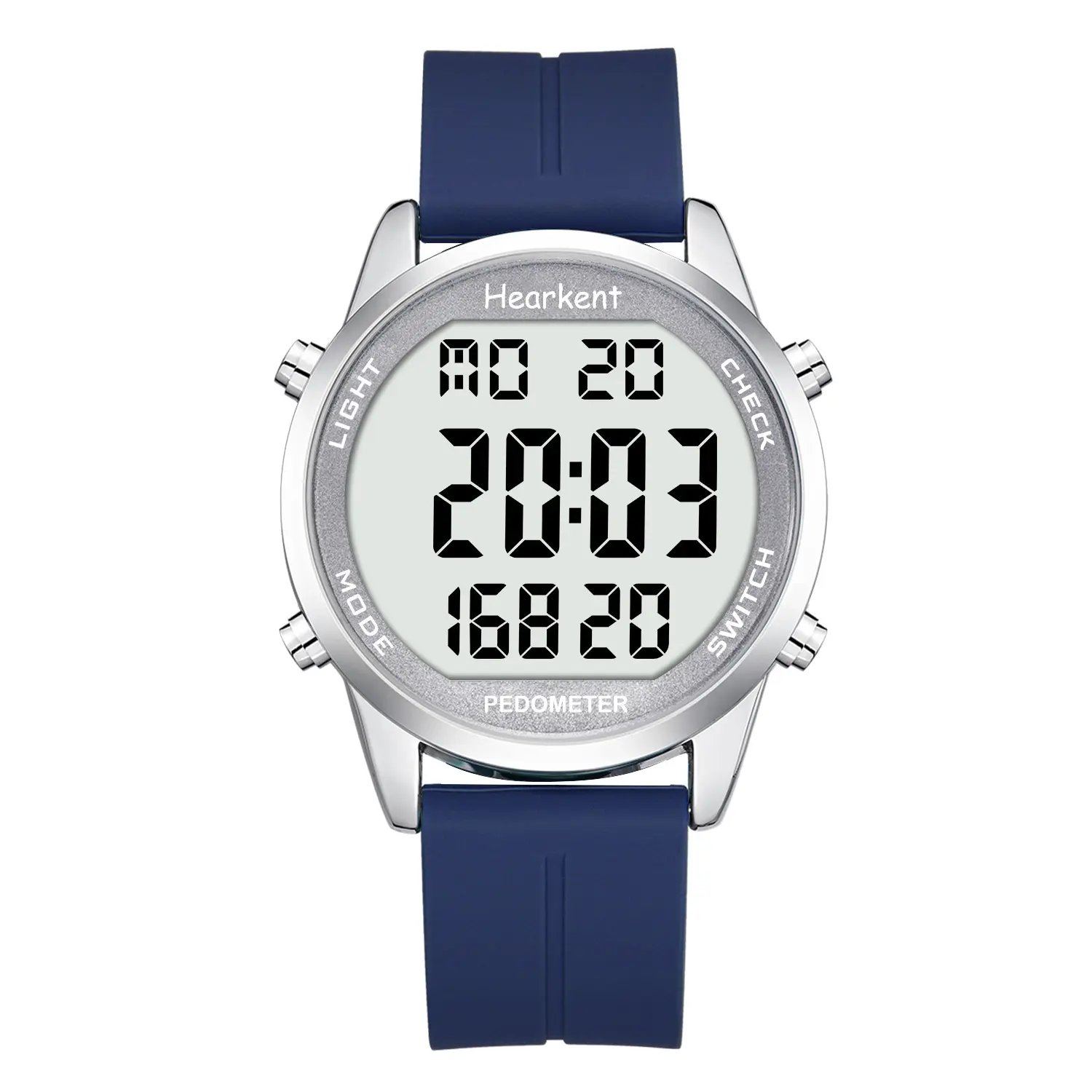 Pedometer Watch for Walking for Senior No App Required with Steps Calories Counter and LCD Large Numbers hearkent-2306