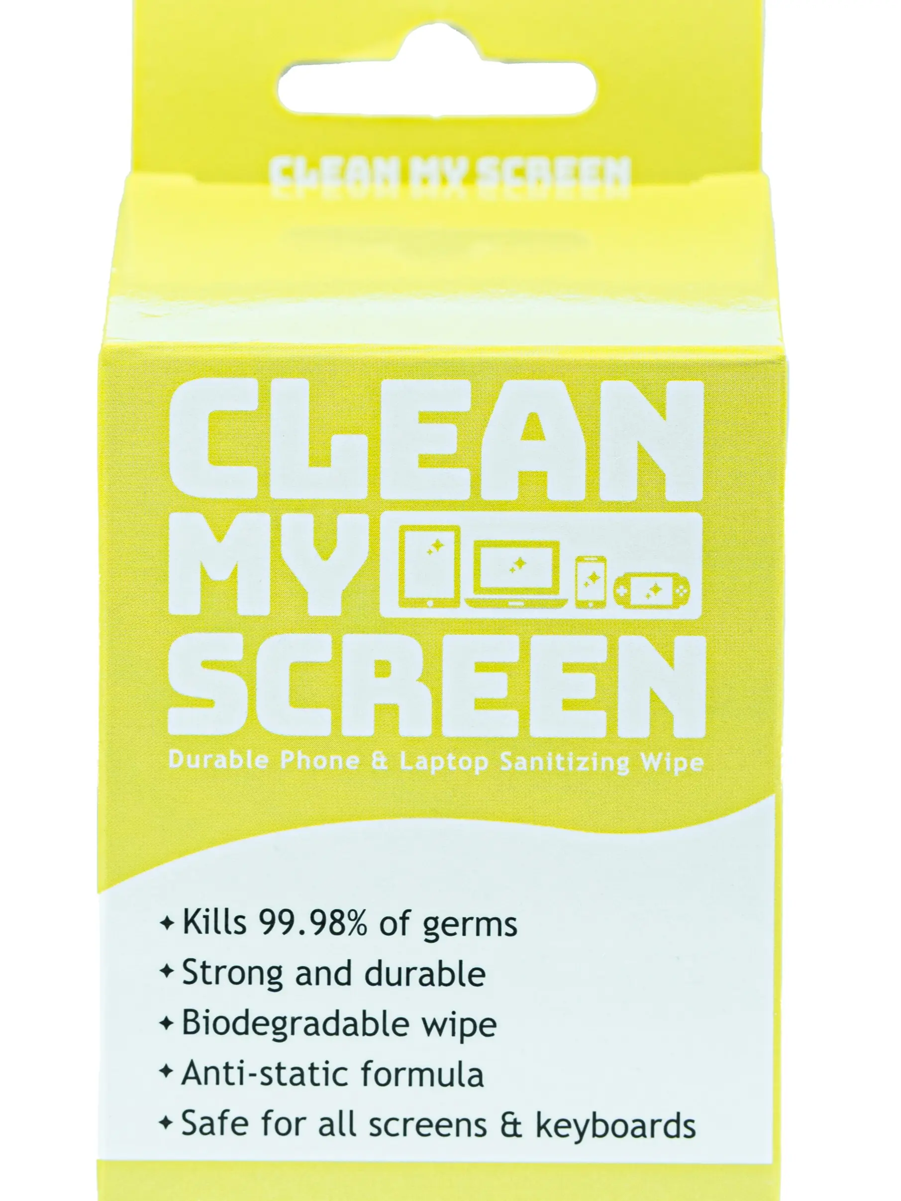 Screen Cleaner - Clean My Screen - Electronics cleaner - Car Screen Cleaner - Microfiber Cloth - Electronics Wipe - Antibacterial - 10ct box Cleaning Kit