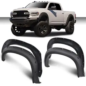 Fender Flares Fit For 2019-2023 Chevy Silverado 1500 Pocket Rivet Bolt Flexible
