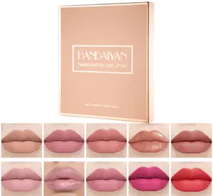 12Pcs Velvet Matte Liquid Lipstick Set, Nude Matte Lip Gloss,Waterproof Lipstick,Long Lasting Quick-drying Non-Stick Cup Nude Lip Stain Kit,Professional Lip Makeup Gift Kit for Women Gloss Lipgloss Lip Care Glossy Cosmetic