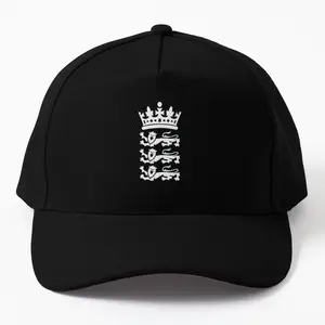 England Cricket Team Logo Twill Cap Hat  Official Team Cap for England Cricket Fans, High-Quality Twill Fabric, Adjustable Strap for Comfort, Perfect for Cricket Fans and Sports Enthusiasts