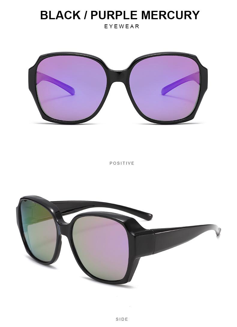 FitOver Sunglasses Unisex Style｜Polarized & UV Protection, Slip On & Cut Glare, Retro Oversized Fits Over Glasses. Secure Comfort Fit, All-Day Protection for Driving, Fishing & Travel & Outdoors & Daily