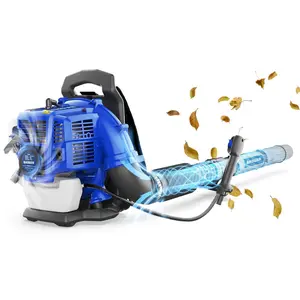 Wild Badger Lightable & Portable Backpack 43cc Lightable Gas Powered Air Flow Leaf Blower