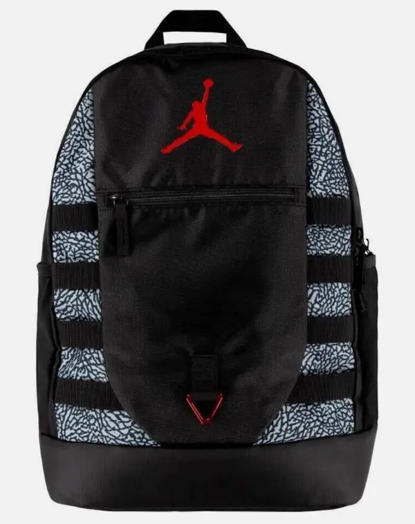 Nike Air Jordan Sport Backpack Black Red White Elephant Print