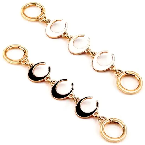 Cc 2pcs Moon Black White