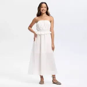 Women's Maxi Tunic Dress - Universal Thread Ivory M