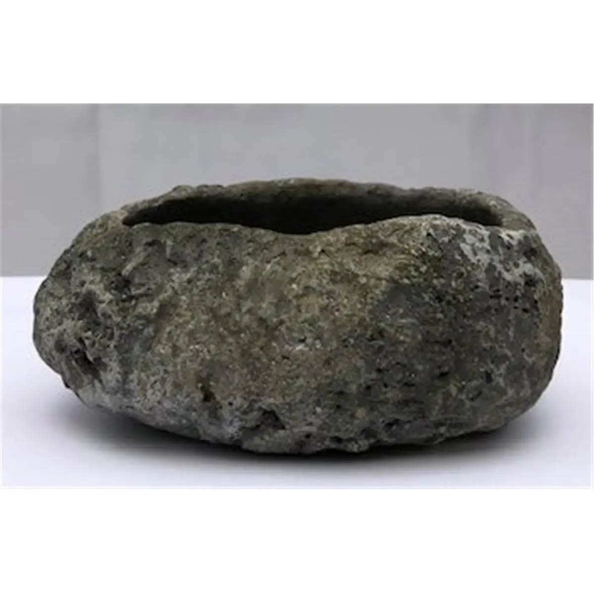 212 MAIN Ceramic Bonsai Plant Pot - 5 in, Model e3505, Faux Lava Rock Design, Attached 3.5"x2"x1.75" Humidity/Drip Tray, Home Garden Decor & Improvement Use, Plant Pots