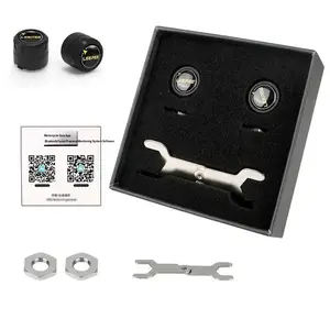 Android/IOS Wireless Tire Pressure Sensors Bluetooth 4.0 5.0 Motorcycle TPMS Tyre Tester Monitor System Dirt Bike Accessories