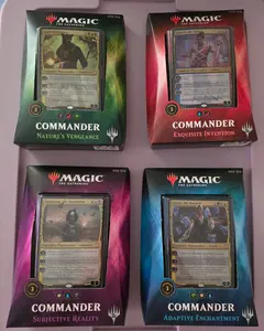 MTG Commander 2018 Deck Set of 4 Complete Lot Factory Sealed Magic The Gathering