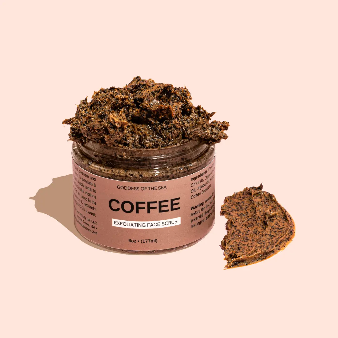 Coffee Scrub - Facial & Body Scrub with Coffee & Sugar – Exfoliating & Hydrating Skin Polish for Smooth, Soft, Radiant Skin – Full Body & Face Exfoliator