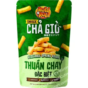 RollNRoll Vegetable Spring Rolls Snack (Chả Giò Thuần Chay) - 75g / 2.64oz