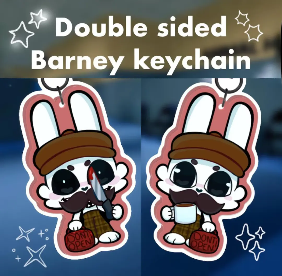 Barney Animal Hospital Double Sided Keychain | Unique Keychain Designs | Perfect for Backpacks, Keys and Gifts | High Quality and Customer Favorite Items