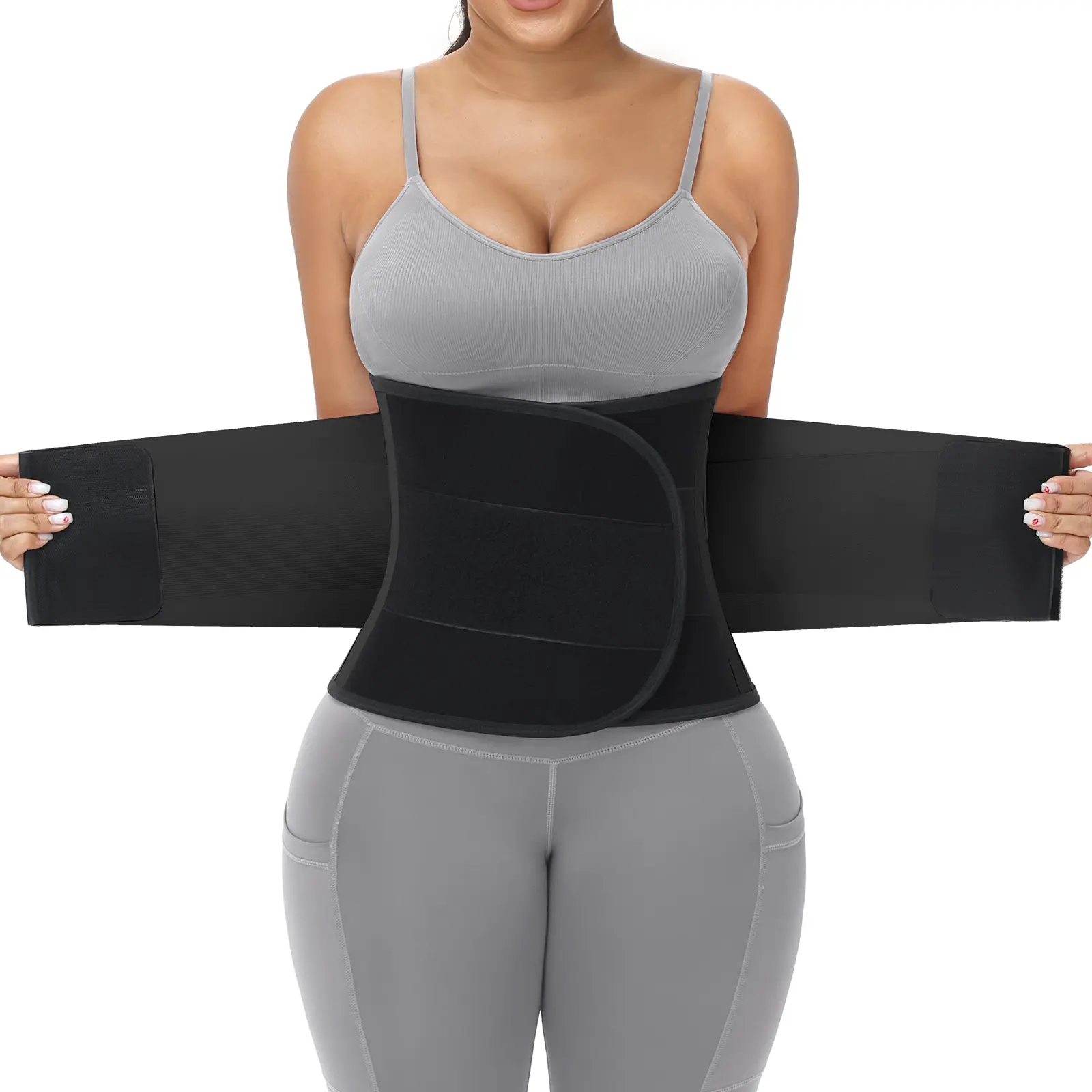 VENUZOR Women's Waist Trainer Workout Trimmer Ab Belt - Body Contouring Control Shapewear, Flat Tummy Product, Body-Shaped Shapewear Belt for Tummy Control Slimming, Body Contouring Shapewear, Waist Trainers