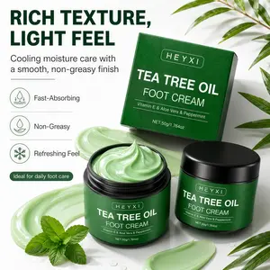 Foot Repair Cream with Tea Tree – Gently Hydrates and Helps Soften Dry, Cracked Heels