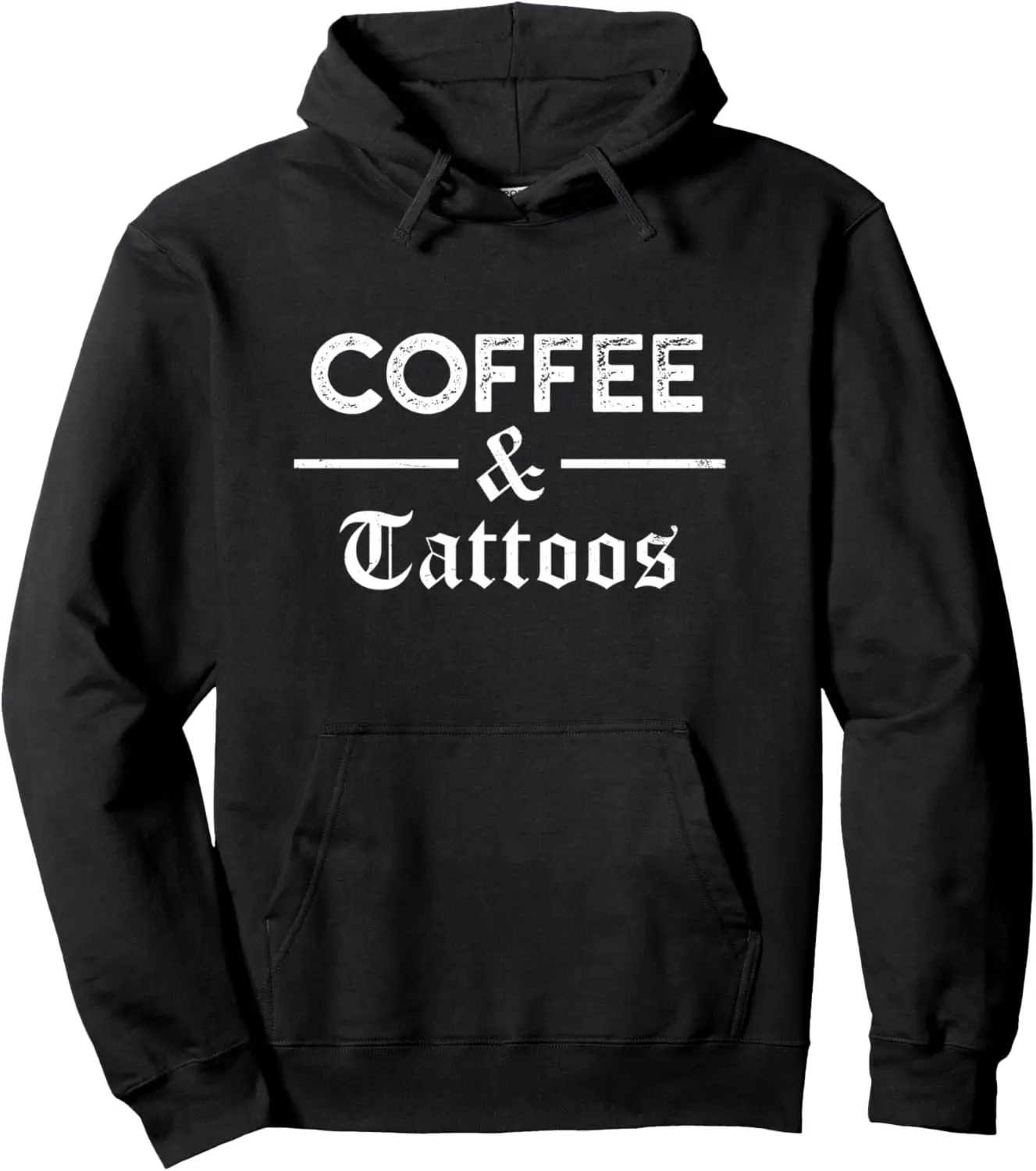 Coffee and Tattoos Hoodie - Ink & Caffeine addicts
