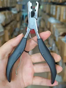 Square Slot Hair Extension Clips E02 Model, Professional Hairdressing Tools for Secure Attachment, Durable Design for Long-Lasting Use