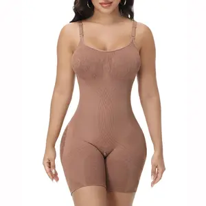 COOSHAPE Shapewear for Women Floral Lace Tummy Control Bodysuit Seamless Full Body Shaper Butt Lifting Faja Colombianas