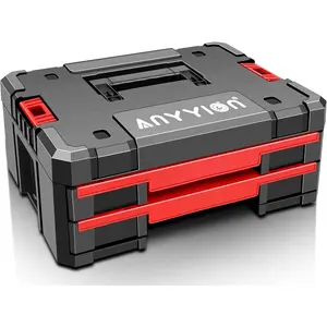 Tool Organizer with Drawers, Latches, Stackable
