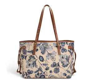 Spartina 449 Jetsetter Leather Tote - Serpentin e