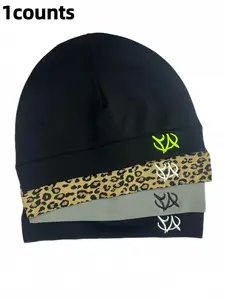 New Embroidered Baker Boy Cap, Y2K Leopard Print Casual Hat, Leopard Vintage Hat, Unisex Sports Outdoor Running Cap, Casual Outfits Cap, Fashionable Colorblock Style