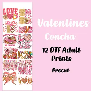 Valentine Concha Bundle Ready To Press DTF Transfers