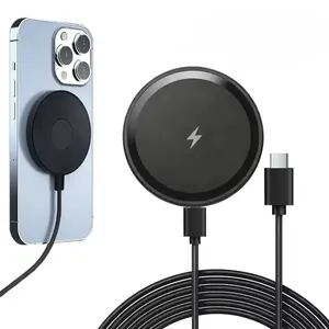 Wireless Charger Pad Wireless Fast Charging Station Magnetic Cellphone Compatible with iPhone 17 16 15 14 13 12 Pro Max AirPods for Samsung Galaxy
