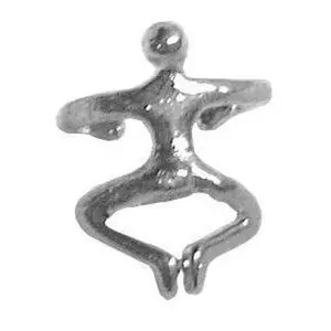 Climbing Man Ear Cuff – Silver Adjustable Non-Piercing Ear Jewelry | Medieval Metal