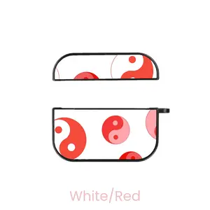 abbyrose Yin & Yang AirPod Case Original (1st or 2nd gen) Rigid Plastic White/Red