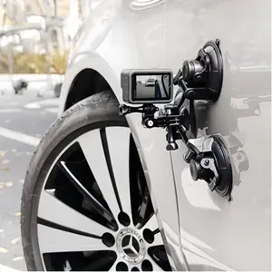 1pc Vamson Triangle Suction Cup Tripod, ABS Material, Waterproof, Compatible with Insta360 X3 X2, Hero 12 11 10 9, DJI Action, Smartphones, Photography Camera Accessories - No Battery Required