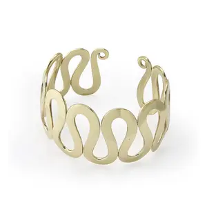 Helix Brass Bangle