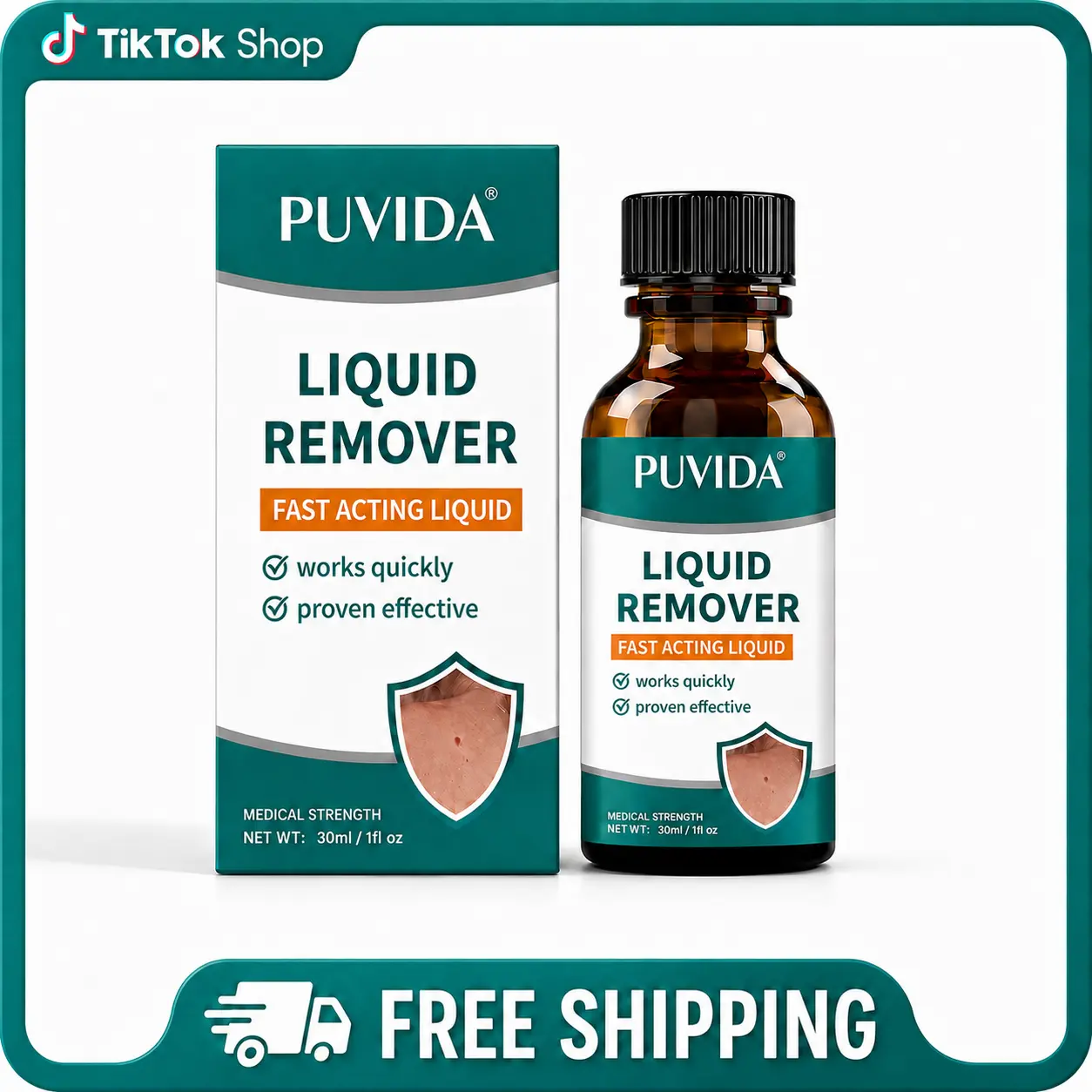 [BOGO] PUVIDA Gentle Exfoliating Face Solution - 30ml (1 fl oz) Natural Exfoliator, Gentle Formula Face Scrubs & Peels, Natural Care Dead Skin Remover Liquid for Smooth Skin