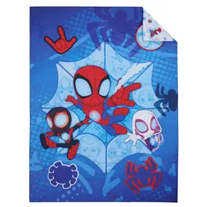 4pc Toddler Spidey and His Amazing Friends Reversible Bed Set