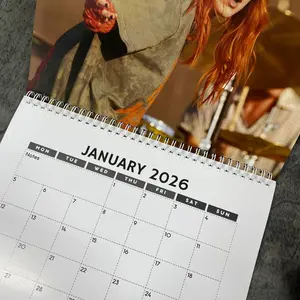 New Year 2026 Calendar, Home Decor Matte Paper Calendar, GIft For Fans, Christmas 2025 Gift