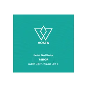 Vosta Electric Tenor Ukulele Steel Strings - SUPER LIGHT LOW G