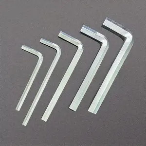 Professional 5-Piece Hex Key Set 2–6mm  Zinc-Plated Alloy Extra Long Allen Wrench Kit | Durable Flat Head Tools for Workshop & Maintenance