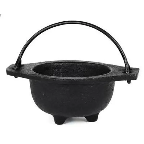 Mini Cast Iron Cauldron for Spiritual Practices