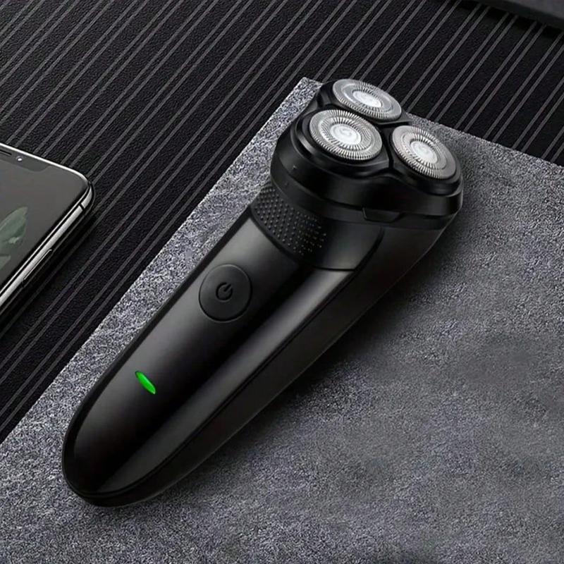Electric Shaver Rechargeable Men's Beard Trimmer Portable Cordless Shaving Tool Excellent Gift for Birthdays Fathers Husbands Boyfriends
