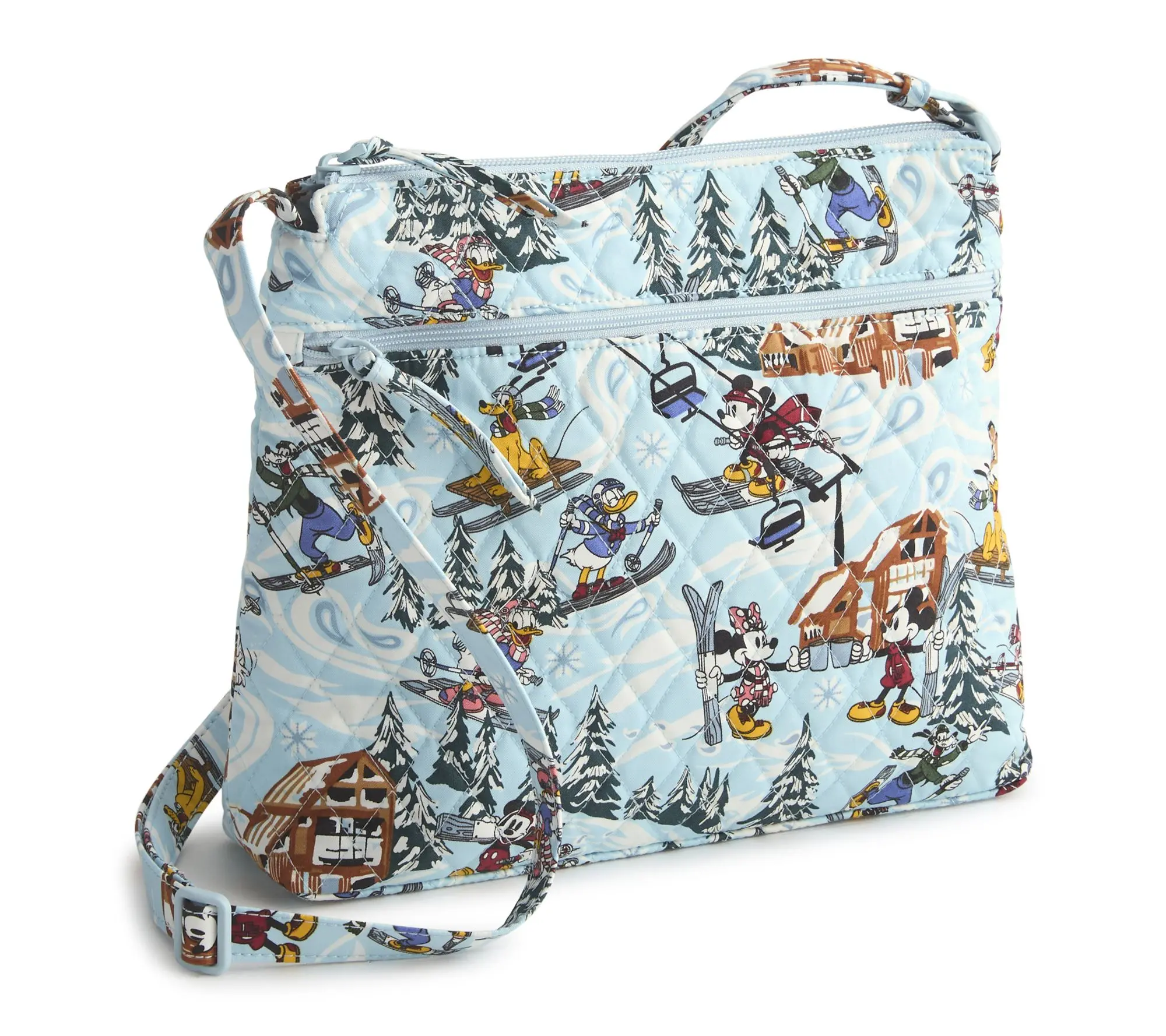 Vera Bradley Disney Ski Weekend Mickey Original Zip Hipster