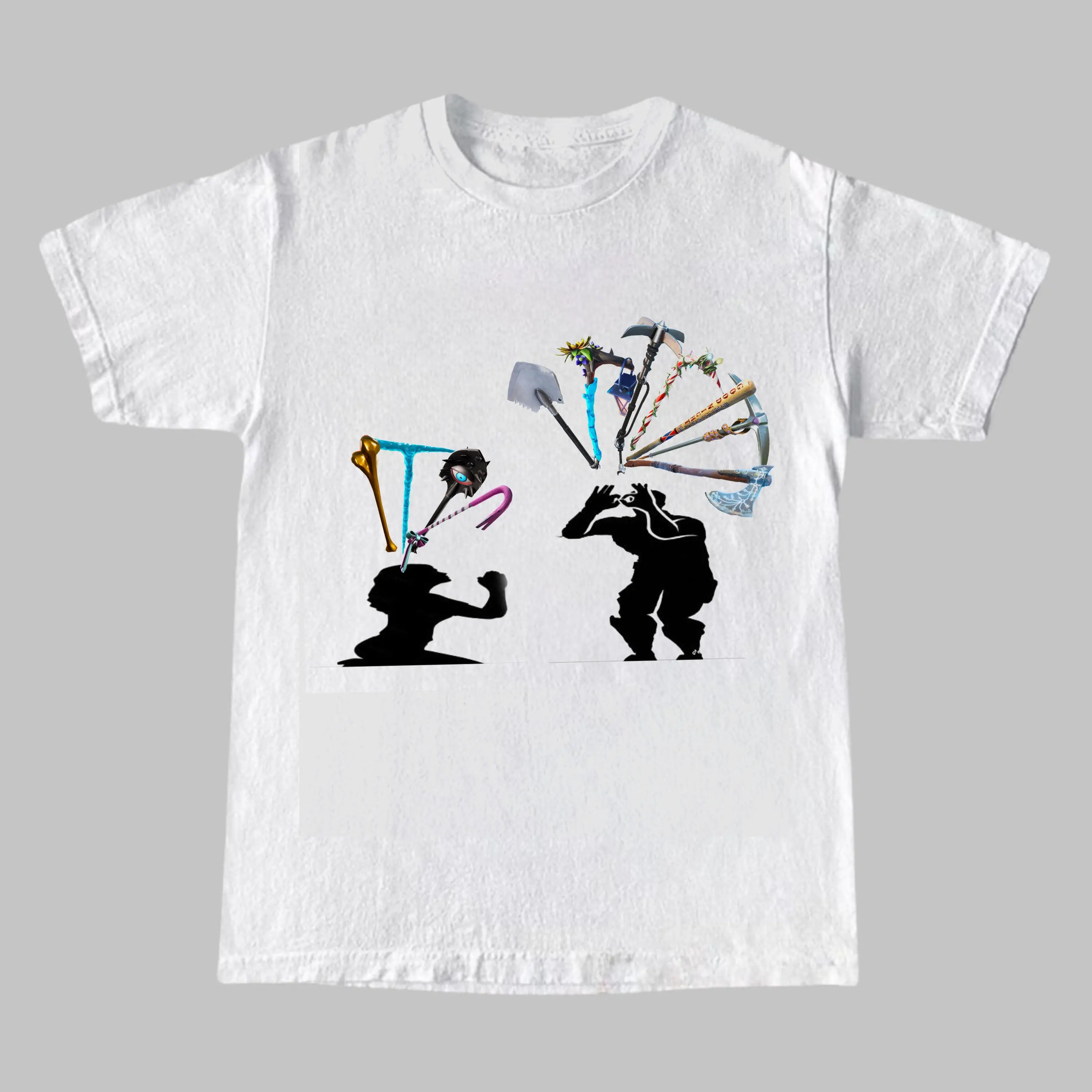Fortnite Pickaxes Attack T-Shirt, Fortnite Shirt Graphic Tee Trendy Tee Funny, Meme Tshirt, Funny T-Shirt, Funny Gaming Shirts, Meme Tee, Funny Graphic Tee, Shirt Gift, Menswear Womenswear Streetwear Cotton Comfort