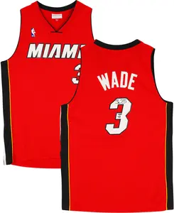 Dwyane Wade Miami Heat Autographed Red Mitchell & Ness 2005-2006 Swingman Jersey with "HOF 23" Inscription - Fanatics Authentic Certified