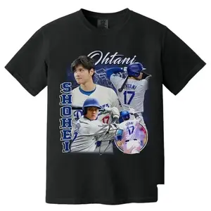 Shohei Ohtani For Graphic Shirt y2k cotton fashion Streetwear Comfort Shortsleeve Casual Fitted Short Sleeve Crew Neck for Work Casual Wear Fan Gift