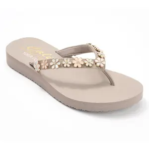 Skechers Meditation Vegan Thong Sandals - Daisy Crush