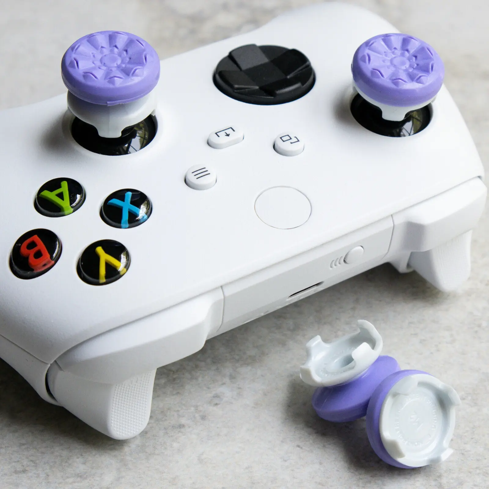 Aim Thumbsticks for Xbox One/Series X, Superior Precision, Anti-Slip, Comfort Grip, 1 High-Rise & 1 Mid-Rise, Xbox Controller Accessories, Ring gamer gifts