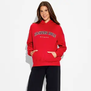 Women's Oversized Graphic Hooded Pullover Sweatshirt - Wild Fable