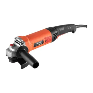VEVOR Angle Grinder, 5 Electric Grinder Power Tool, 10Amps 10000RPM High-Speed Corded Angle Grinders with 230 Adjustable Dust Guard for Metal Grinding, Cutting, Rust Removal (Disc Not Included)