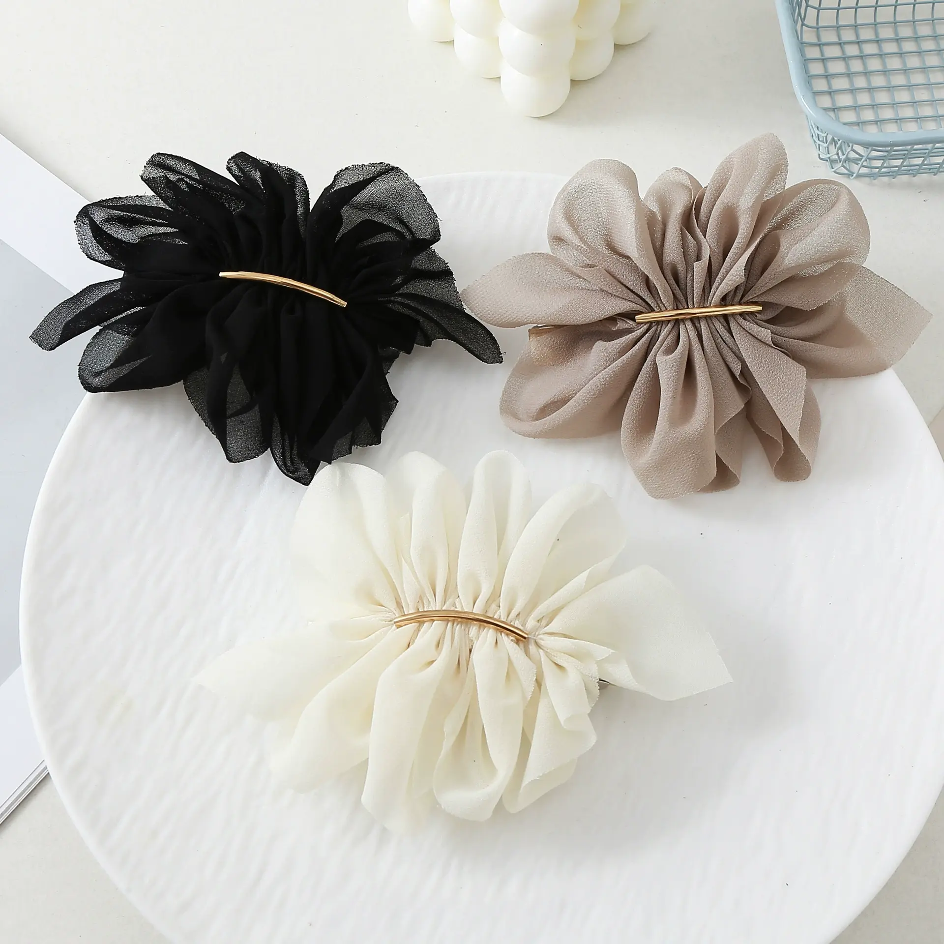 Floral Hair Clip, Hair Accessory, Secure Hold, Daily Styling
